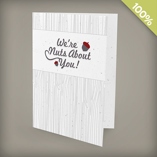 Single-Sided Large Seed Paper Greeting Cards 1