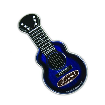 Blue Acoustic Guitar Shaped Mint Tin 1