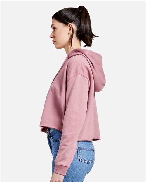 Women's Cropped Hoodie Sweatshirt - LS12000 5
