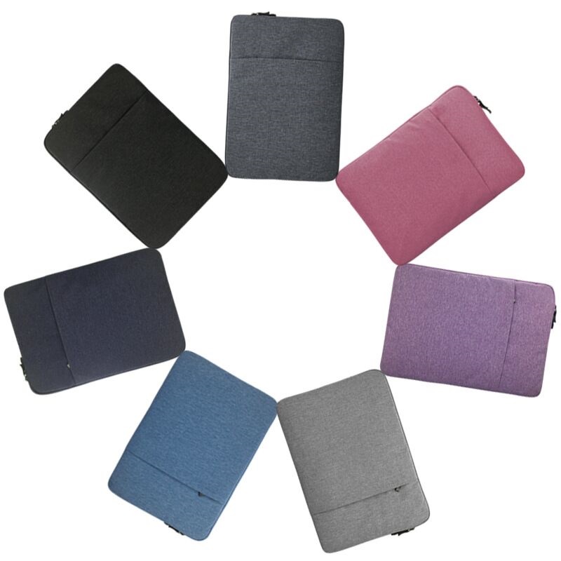 Universal 12" Jacquard Laptop Sleeve w/Front Pocket 1