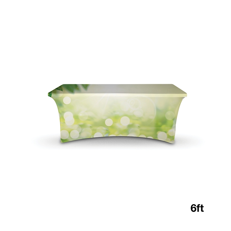 DisplaySplash 6' RPET Stretch Table Cover 5