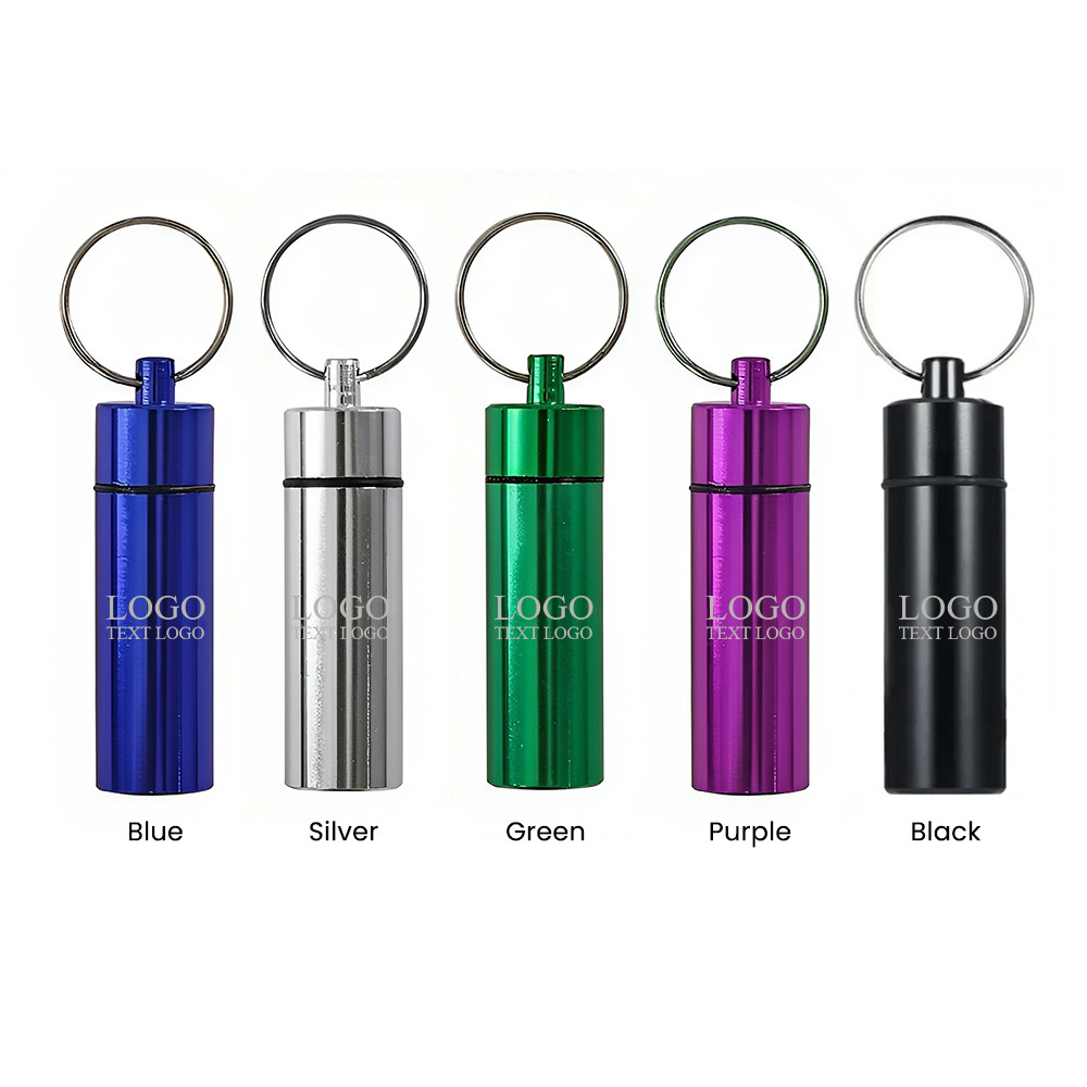 Waterproof Pill Box Keychain 7