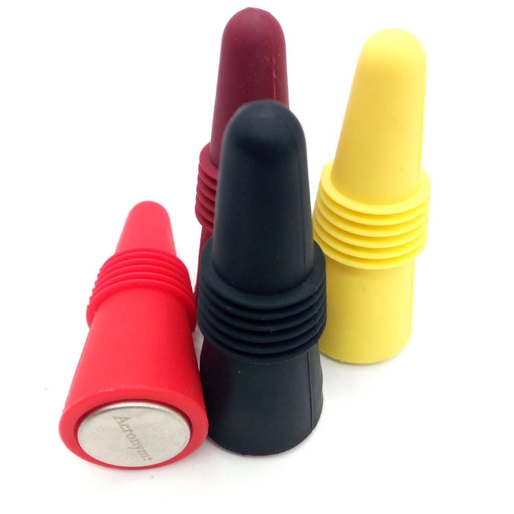PRINTED SILICONE WINE BOTTLE STOPPER 2