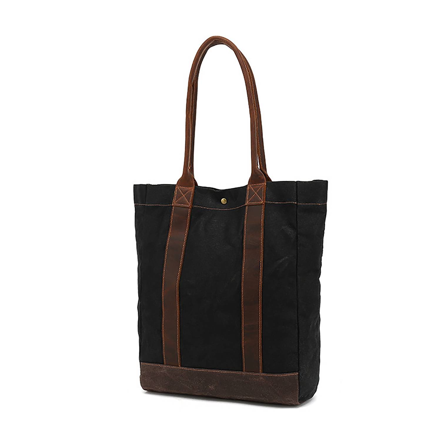 Wax canvas women's handbag 6