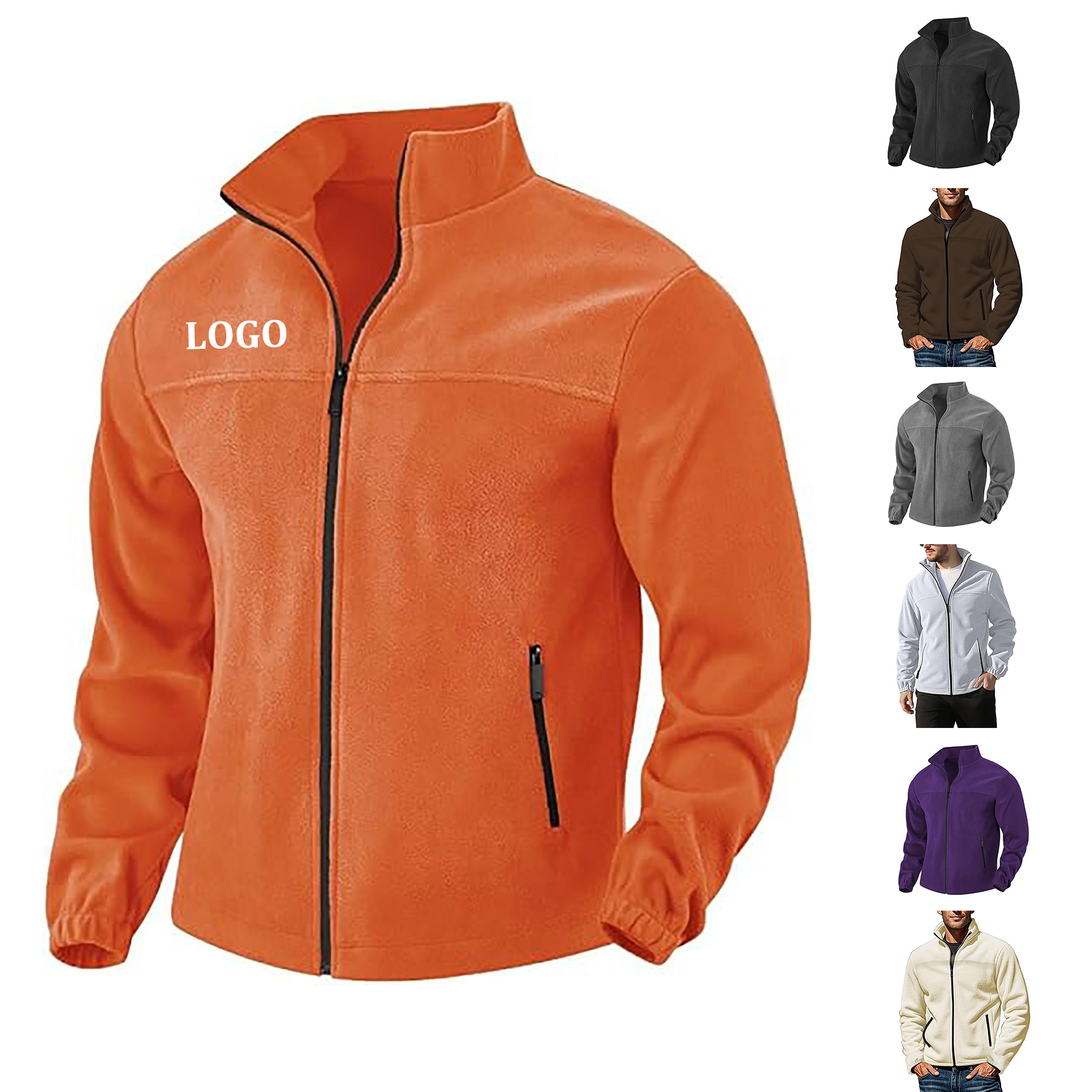 Men's Stand Collar Jacket 4