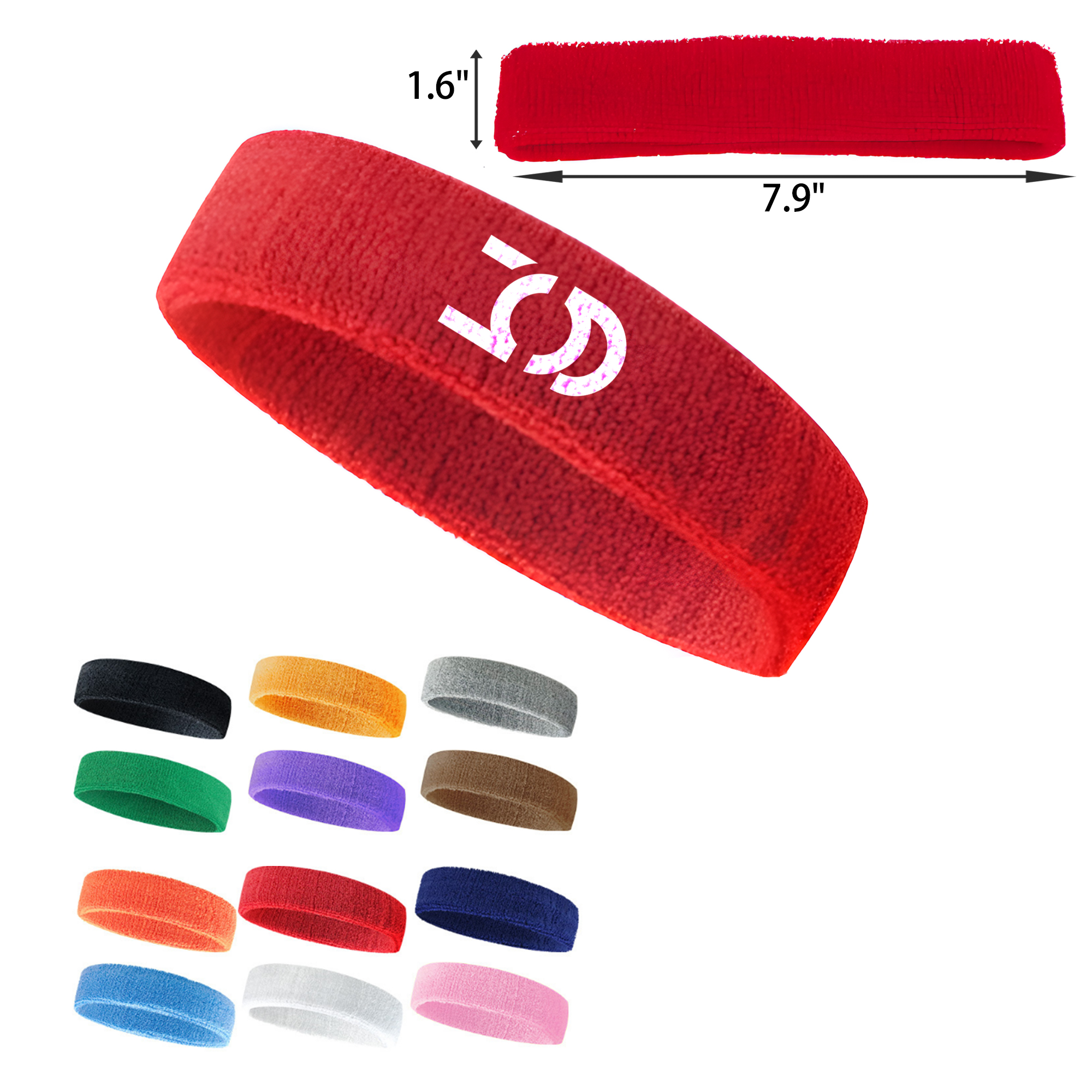MOQ 50 PCS Comfortable Elastic Sports Headband 4