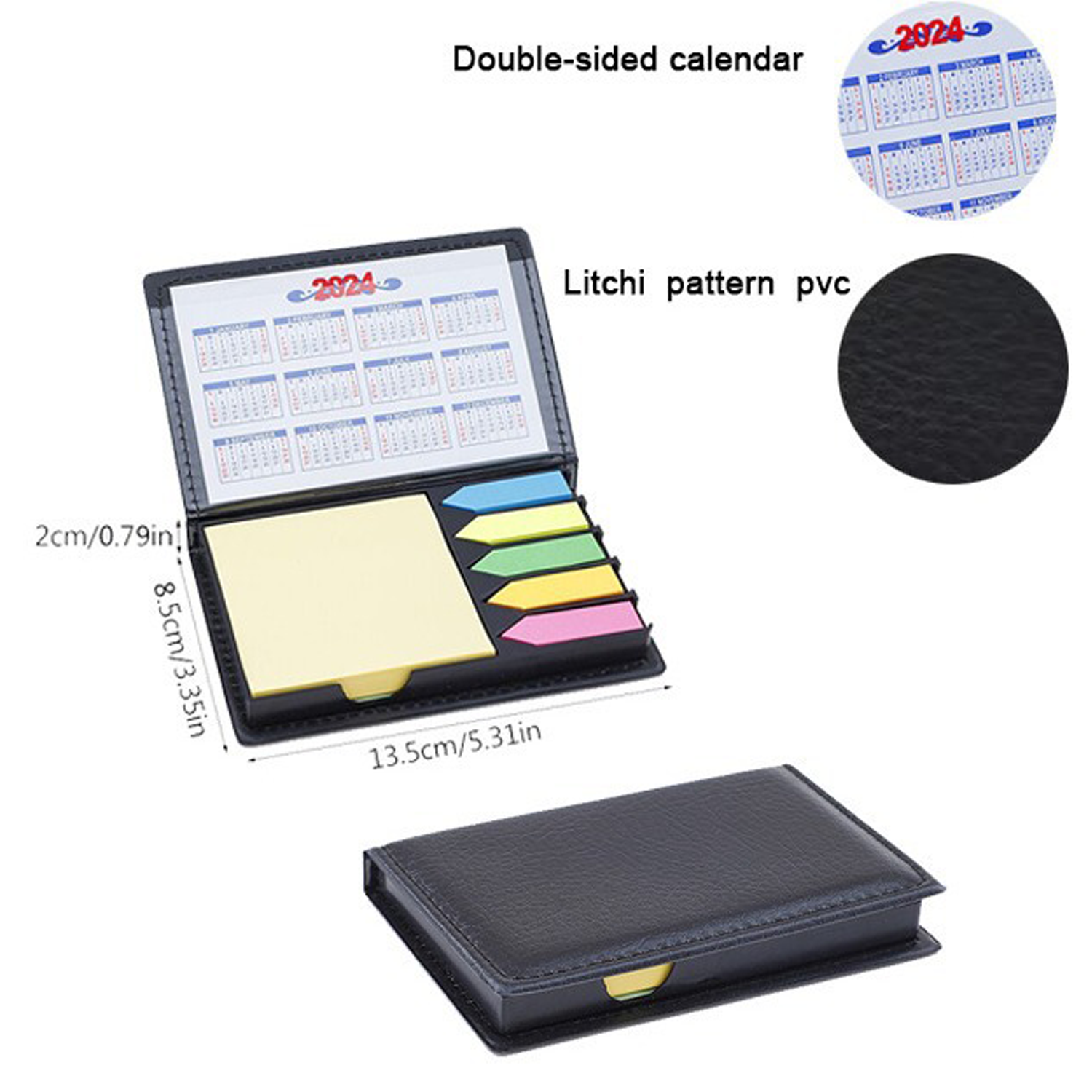 Business Pu Note Box With Calendar 3