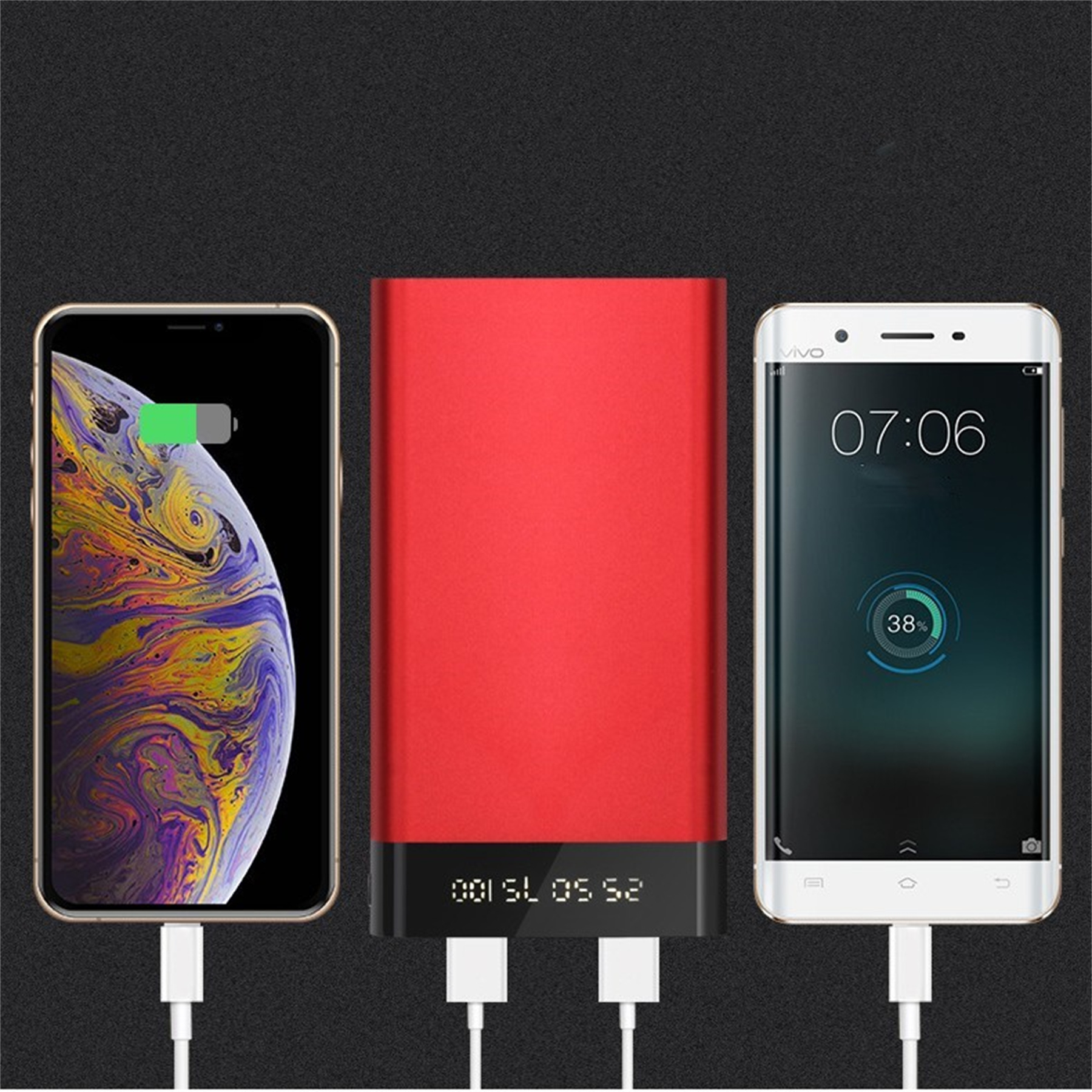 Thermos/Ballpoint Pen/USB Drive/Power Bank Gift Set 5