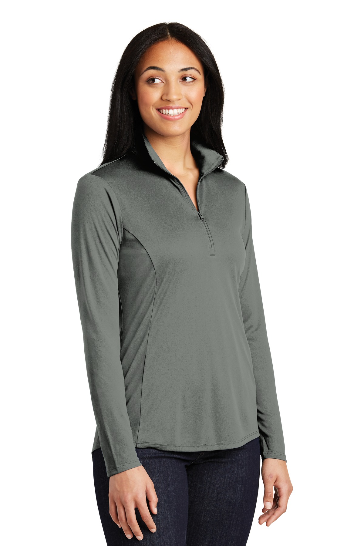 Sport-Tek Women's PosiCharge Competitor 1/4-Zip Pullover. LST357, custom hoodie or sweatshirt with logo imprint 36