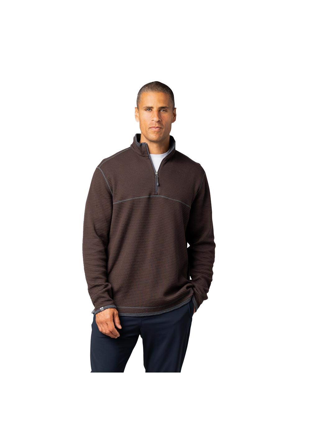 Storm Creek Men's Maverick Waffle Knit Quarter Zip 8