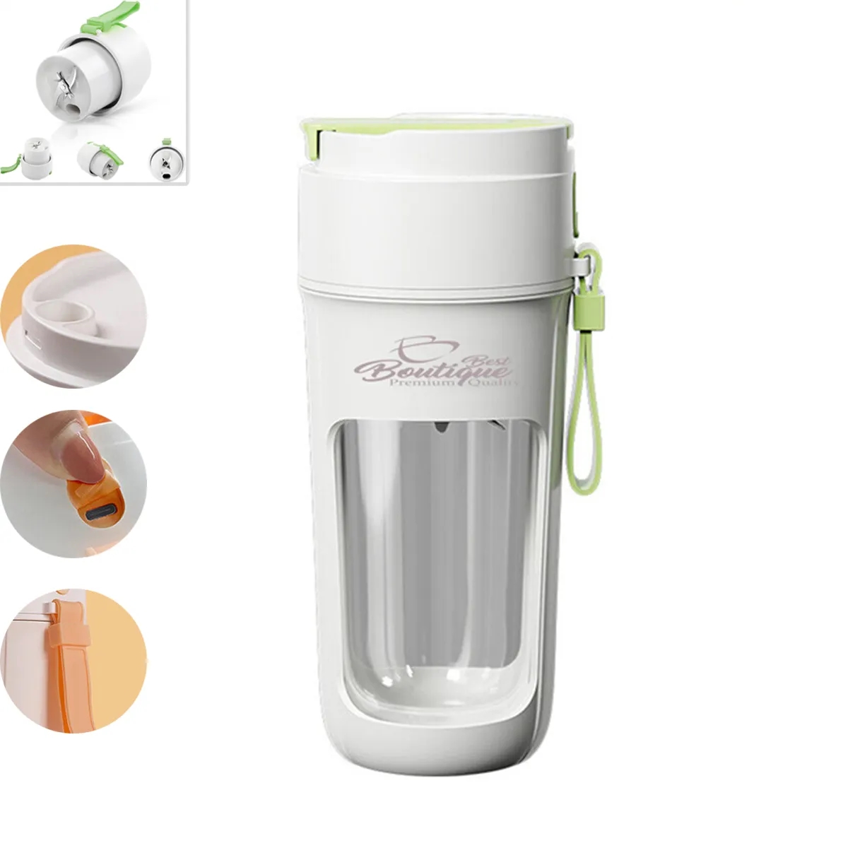 Portable Fast Fresh Juice Blender Wireless Juicer Cup 2