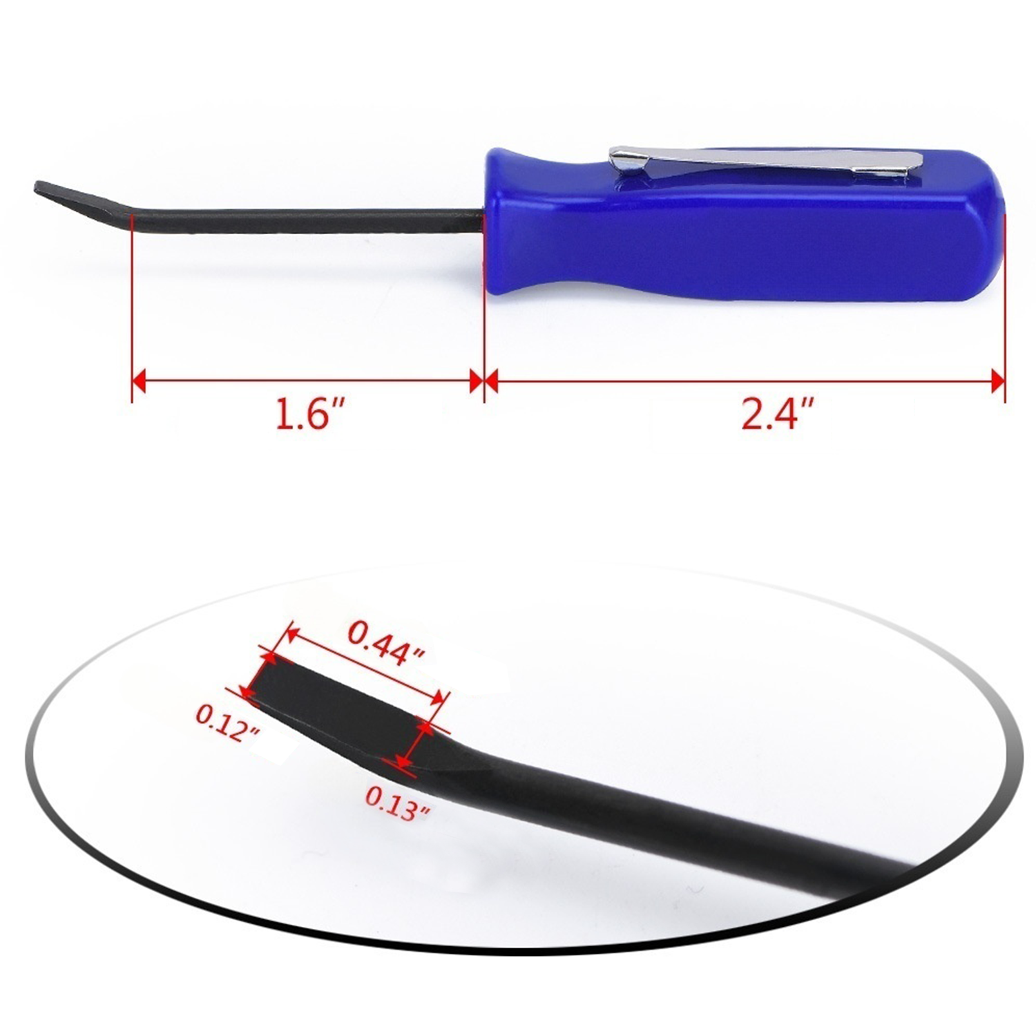 4.5" Mini screwdriver Pocket Pry Bar short lever crowbar 21