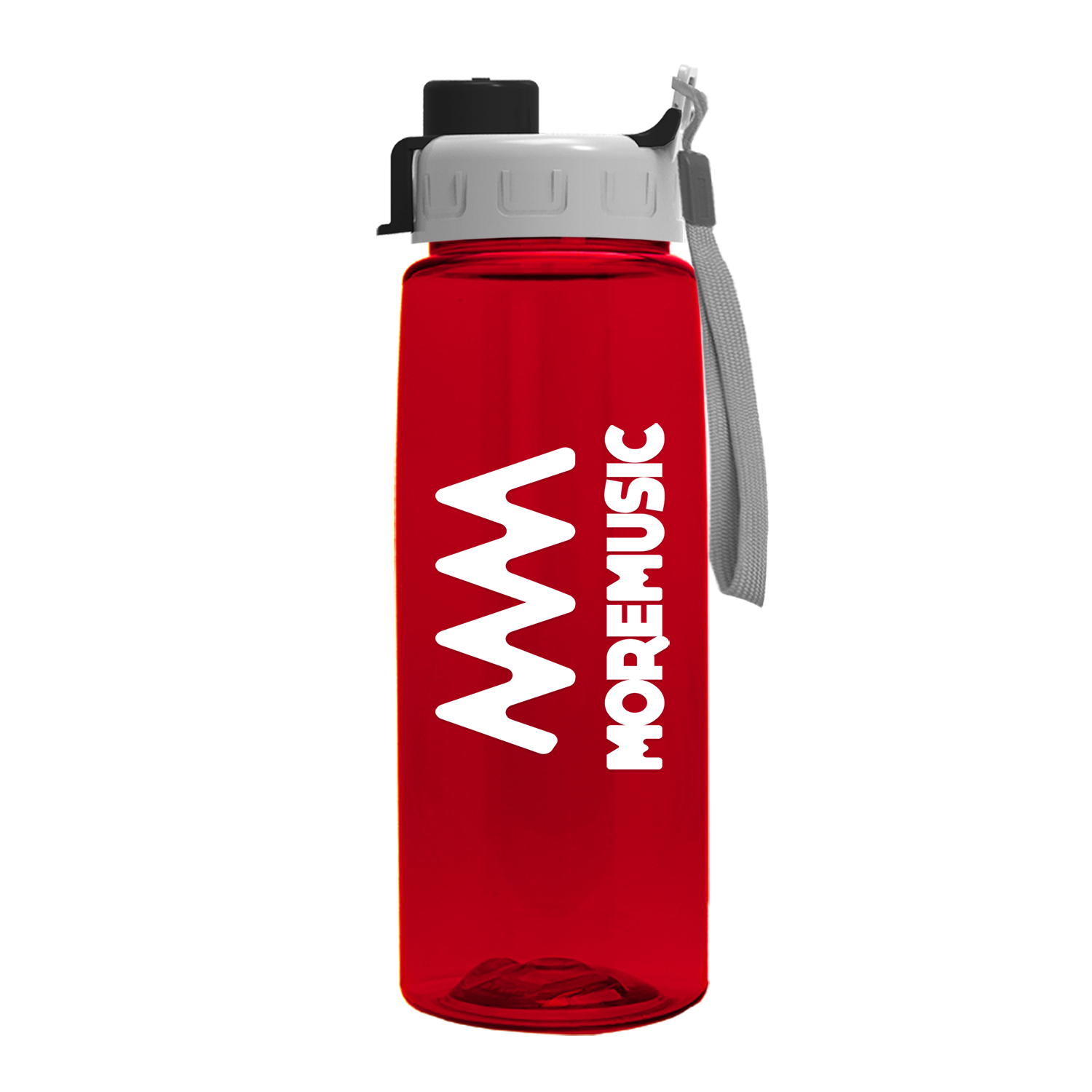 The Flair - 26 oz. Transparent Tritan Bottle with Quick Snap 2
