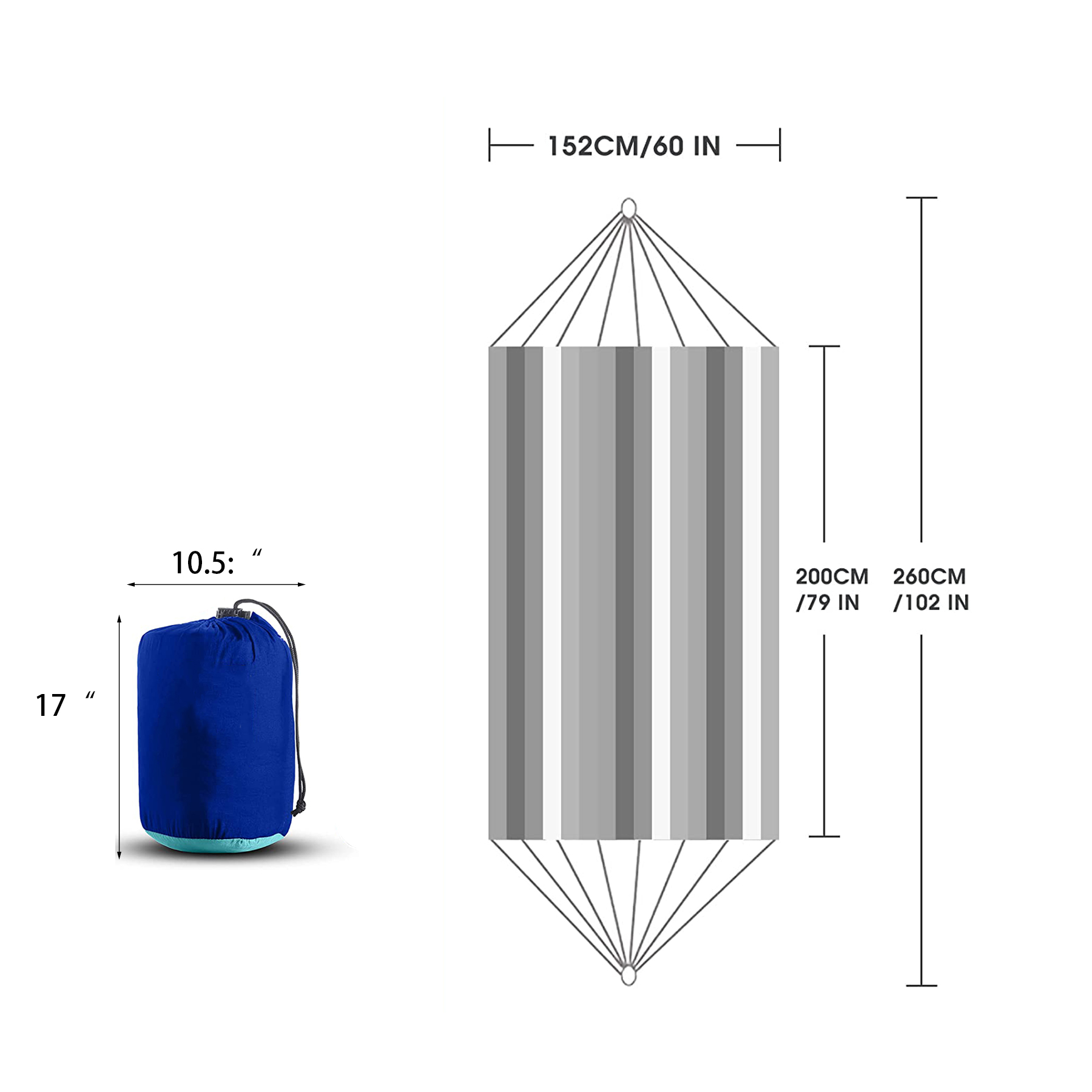 Durable Hammock 500 lb Capacity 3