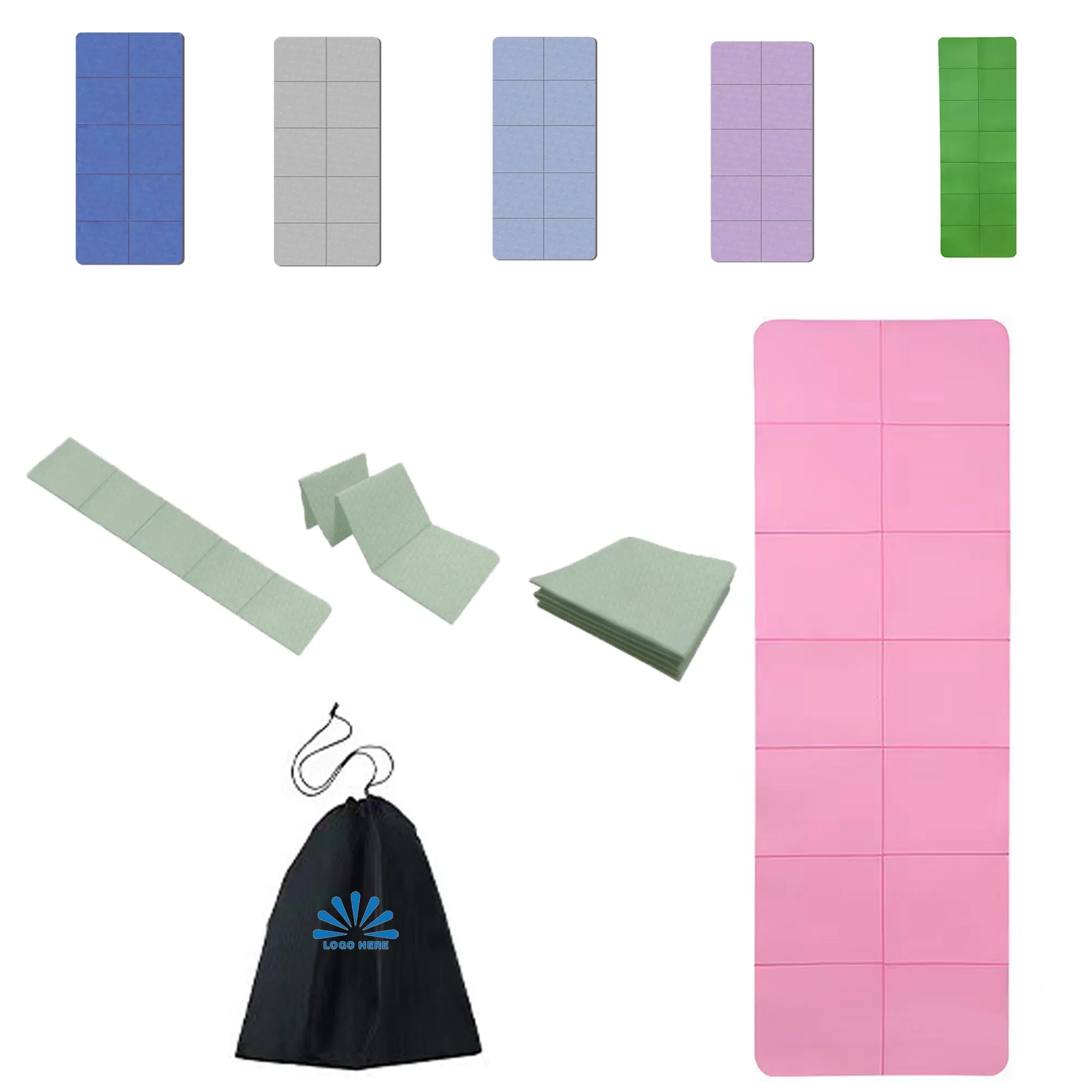 TPE Folding Thickening Yoga Mat 2