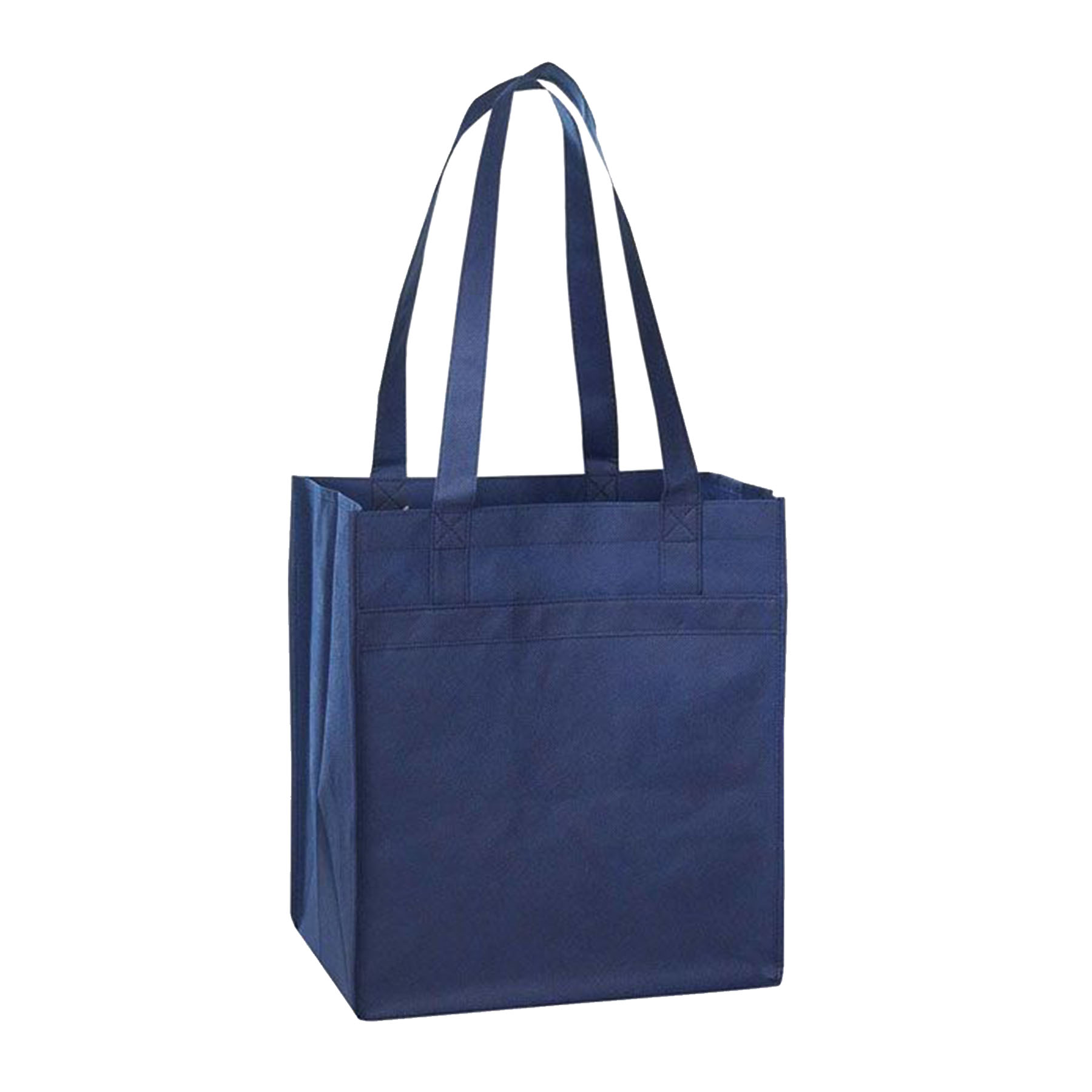 100gm Non Woven Tote with Fabric Covered Bottom 5