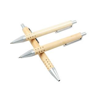Mini Wooden Twist Writing Pen With Stylus 11