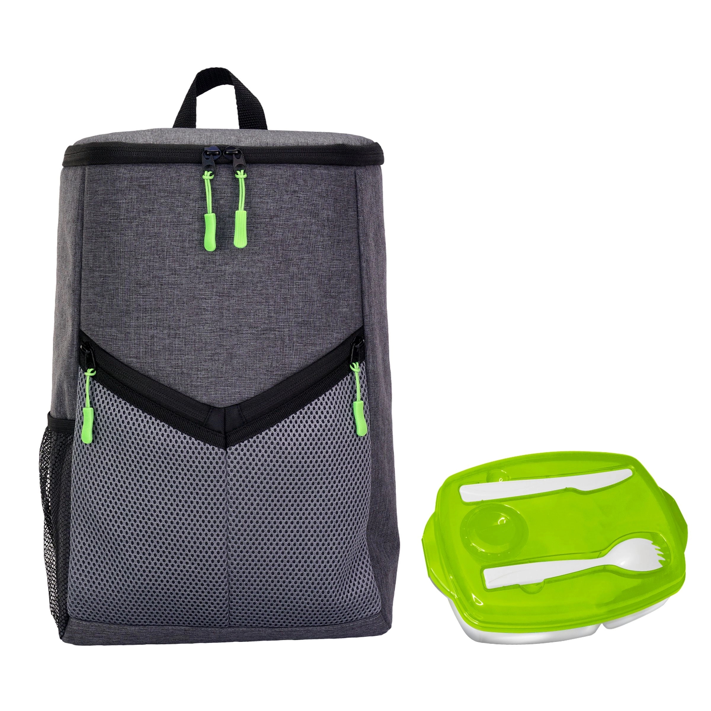 Victory Locking Lid Cooler Backpack Set 10