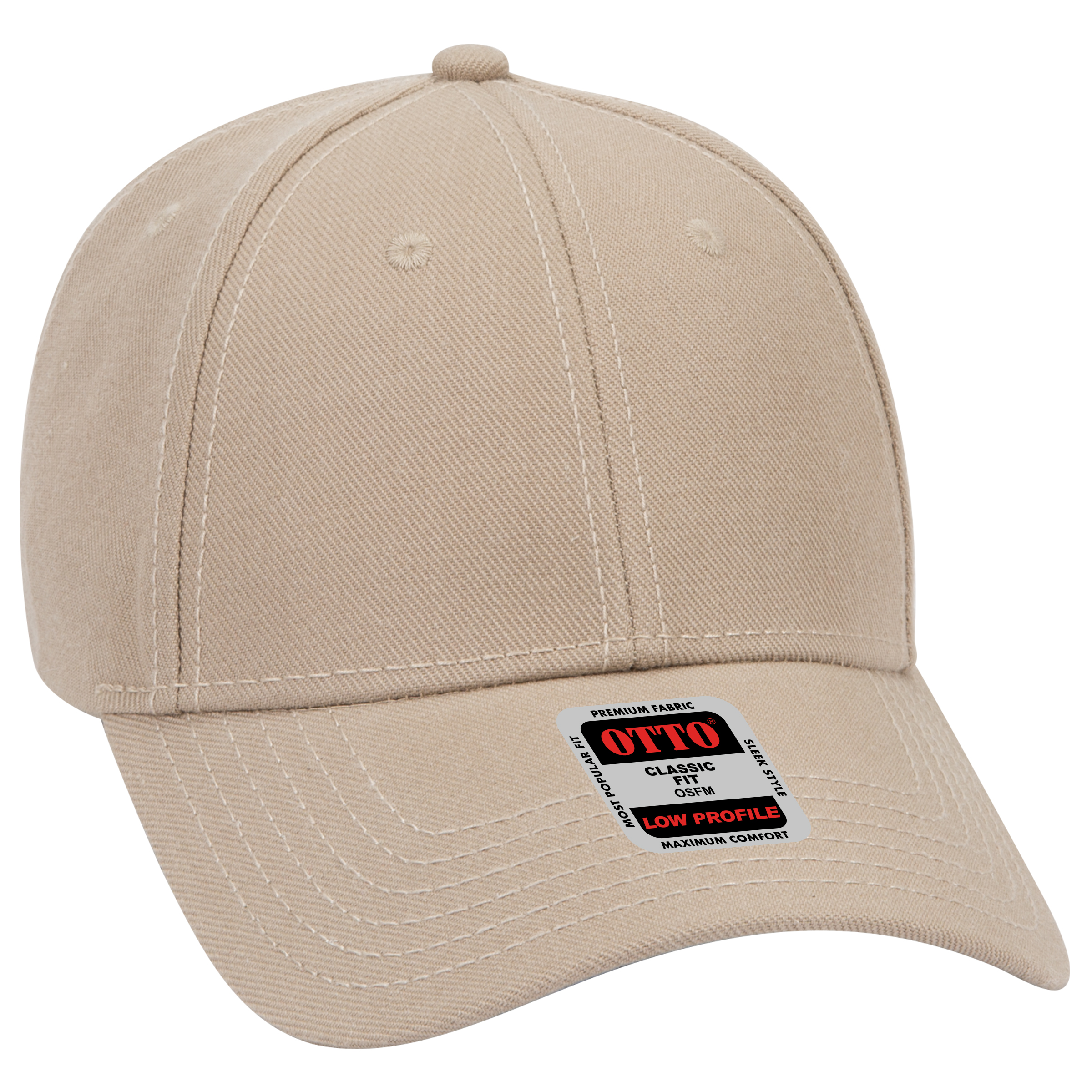 OTTO CAP® 6 Panel Low Profile Baseball Cap 3