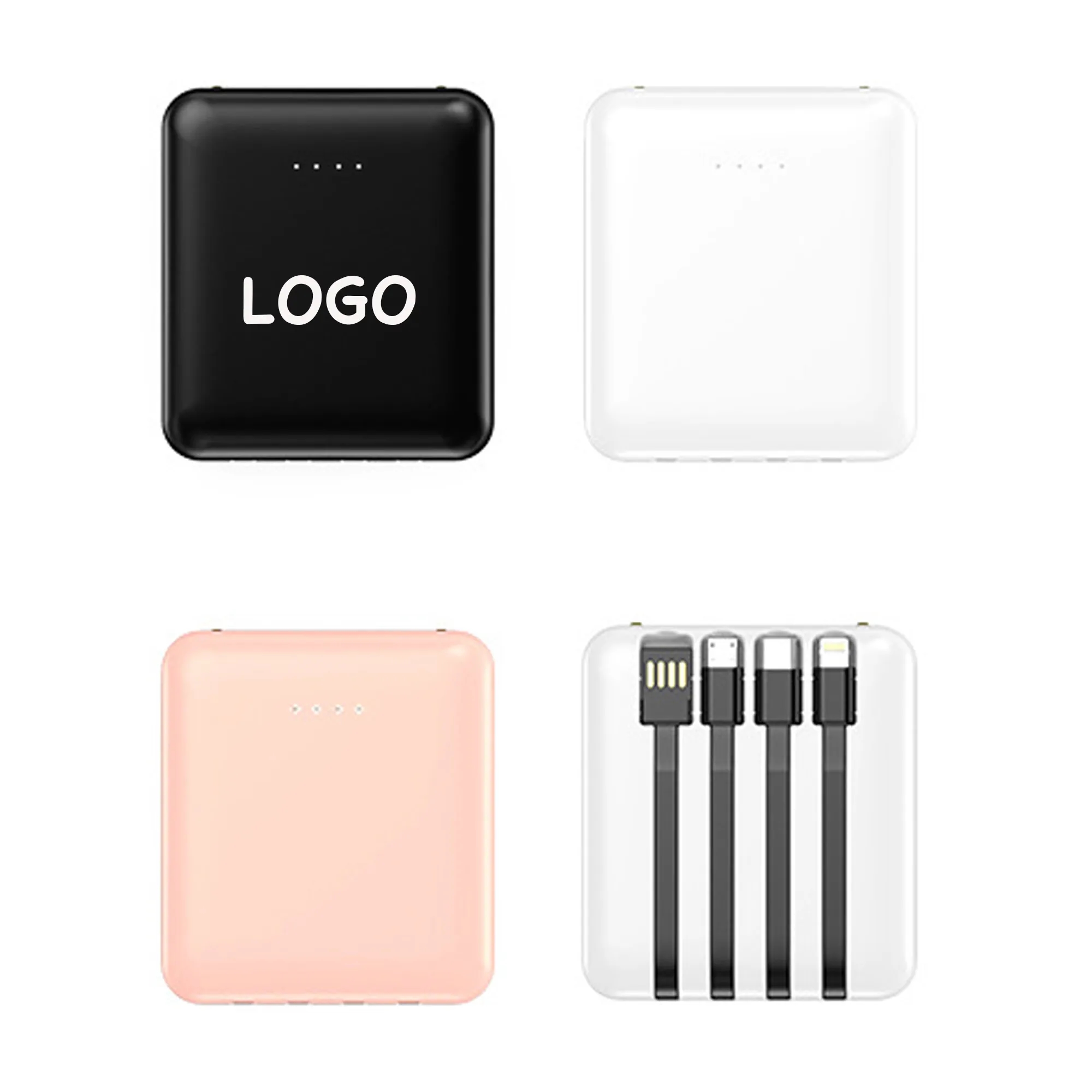 Power Bank with Built-In Cables 7