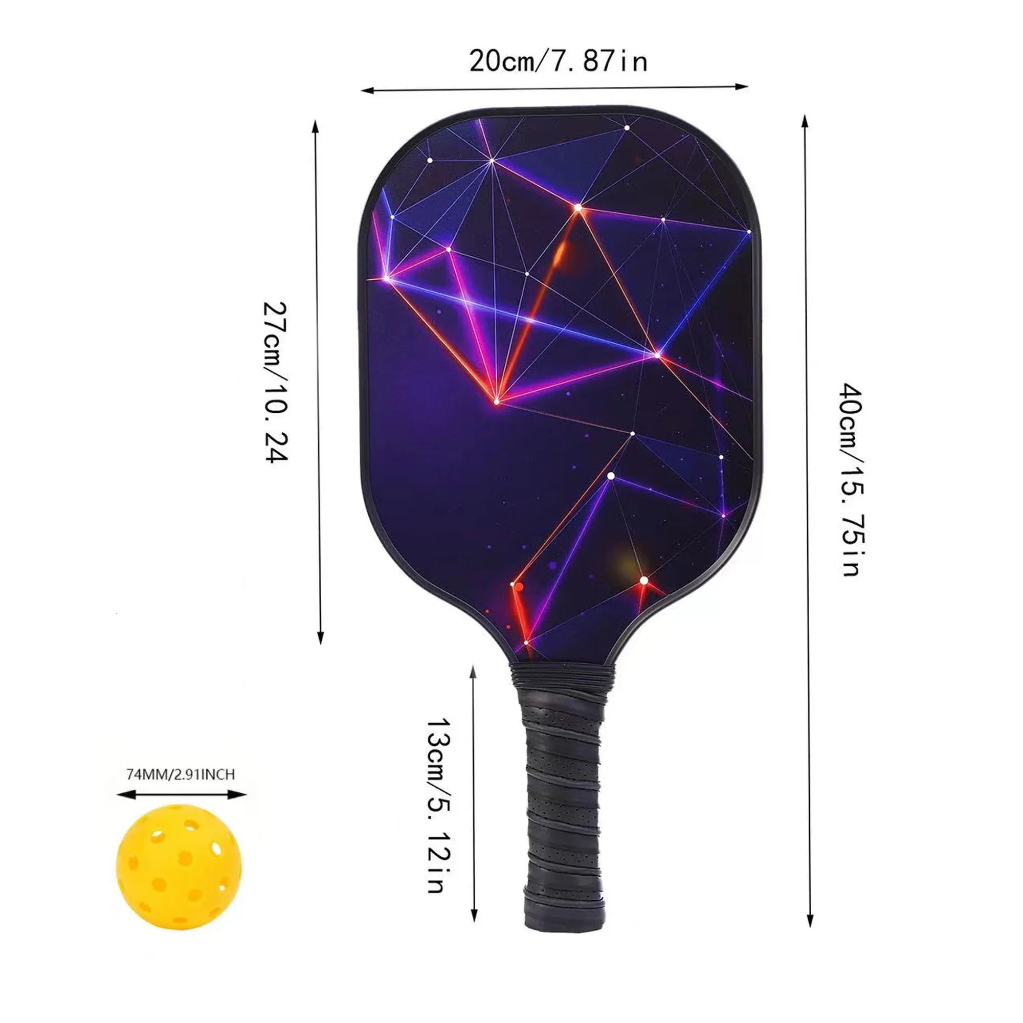 Premium Fiberglass Pickleball Racket Set 2