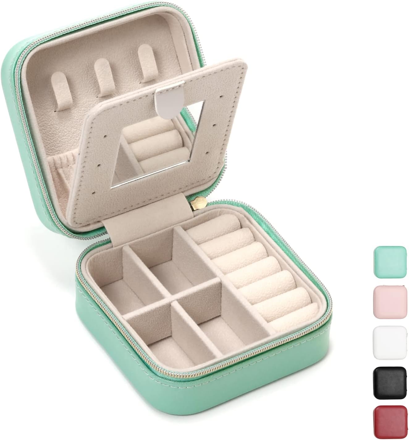 Jewelry Travel Case with Mirror 13
