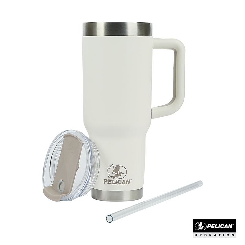 Pelican Porter™ 40 oz. Recycled Double Wall Stainless Steel Travel Tumbler 123