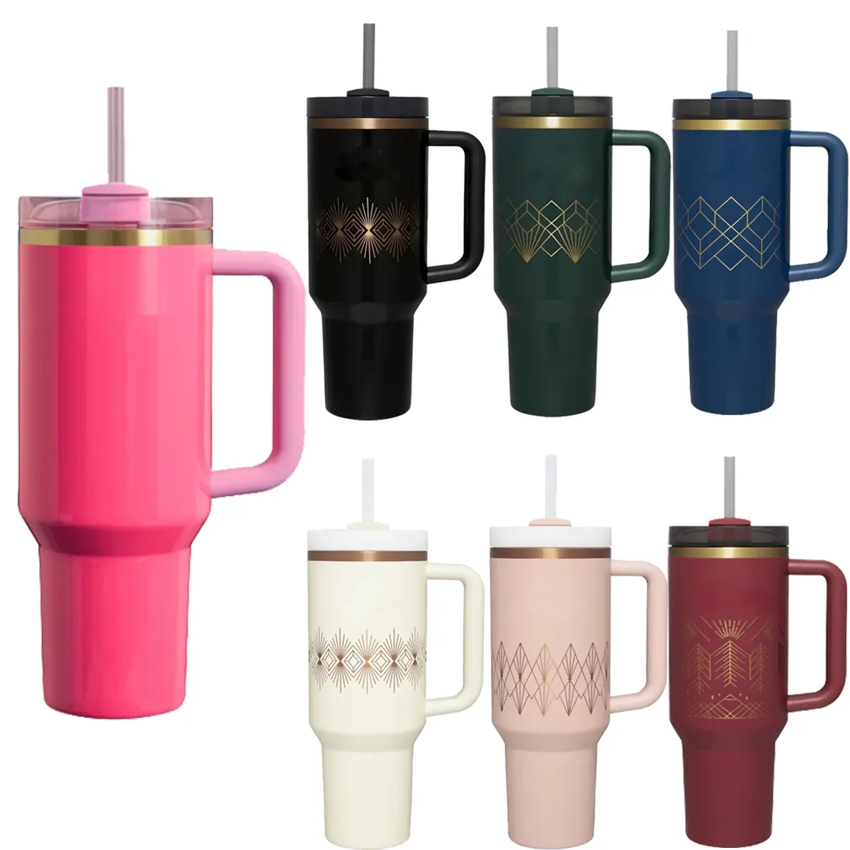 40 OZ. H2. 0 FlowState Insulated Tumbler with Lid and Straw 4