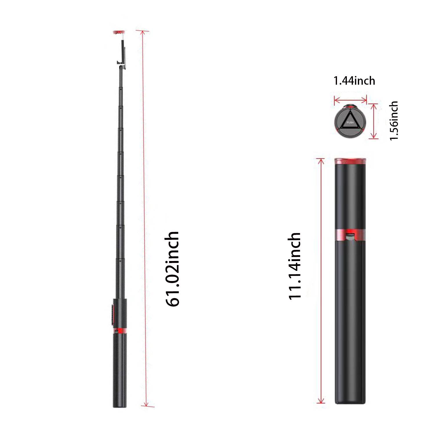 Mini Portable Bluetooth Selfie Stick Tripod Stand 3