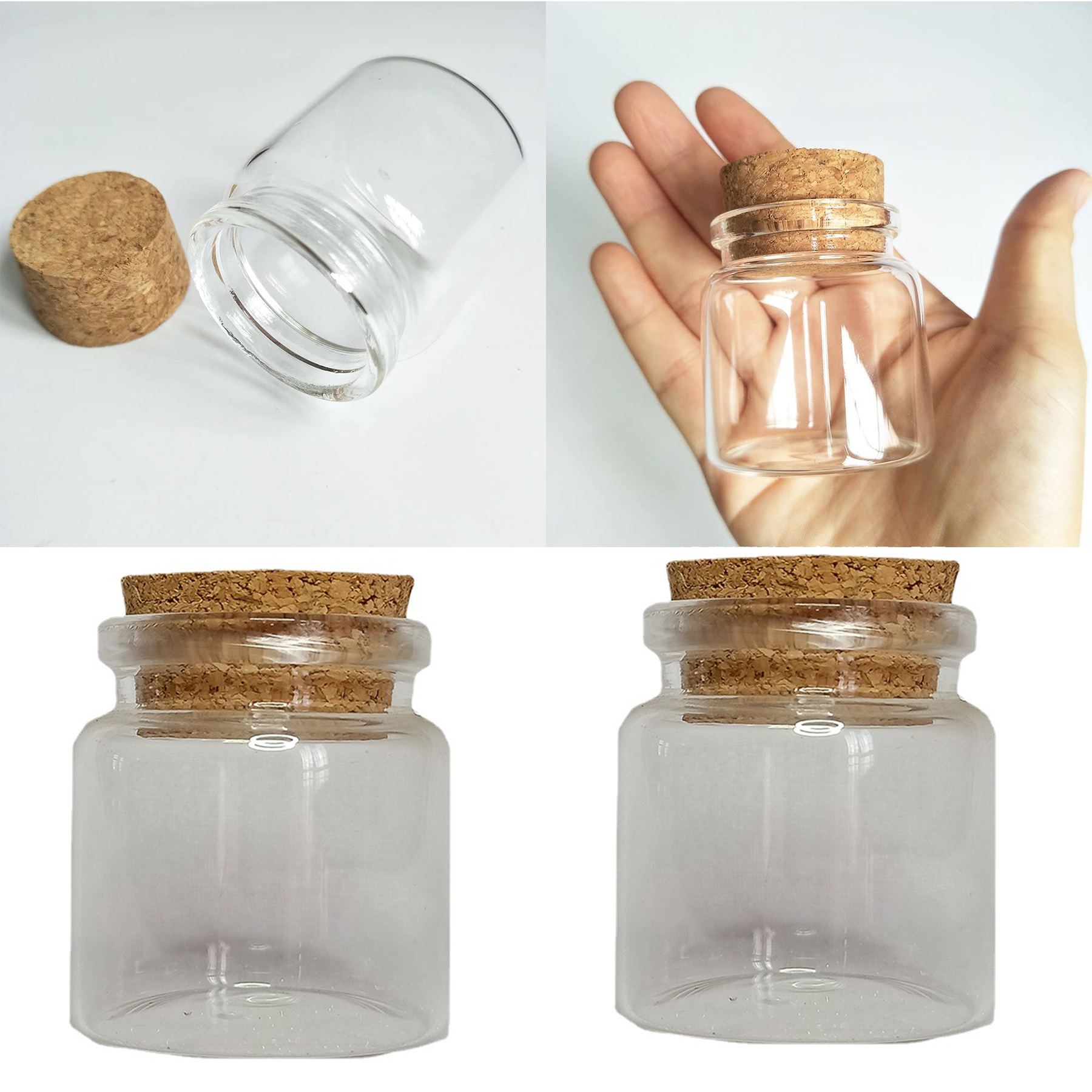 50ml 1.66 OZ Small Glass Bottle