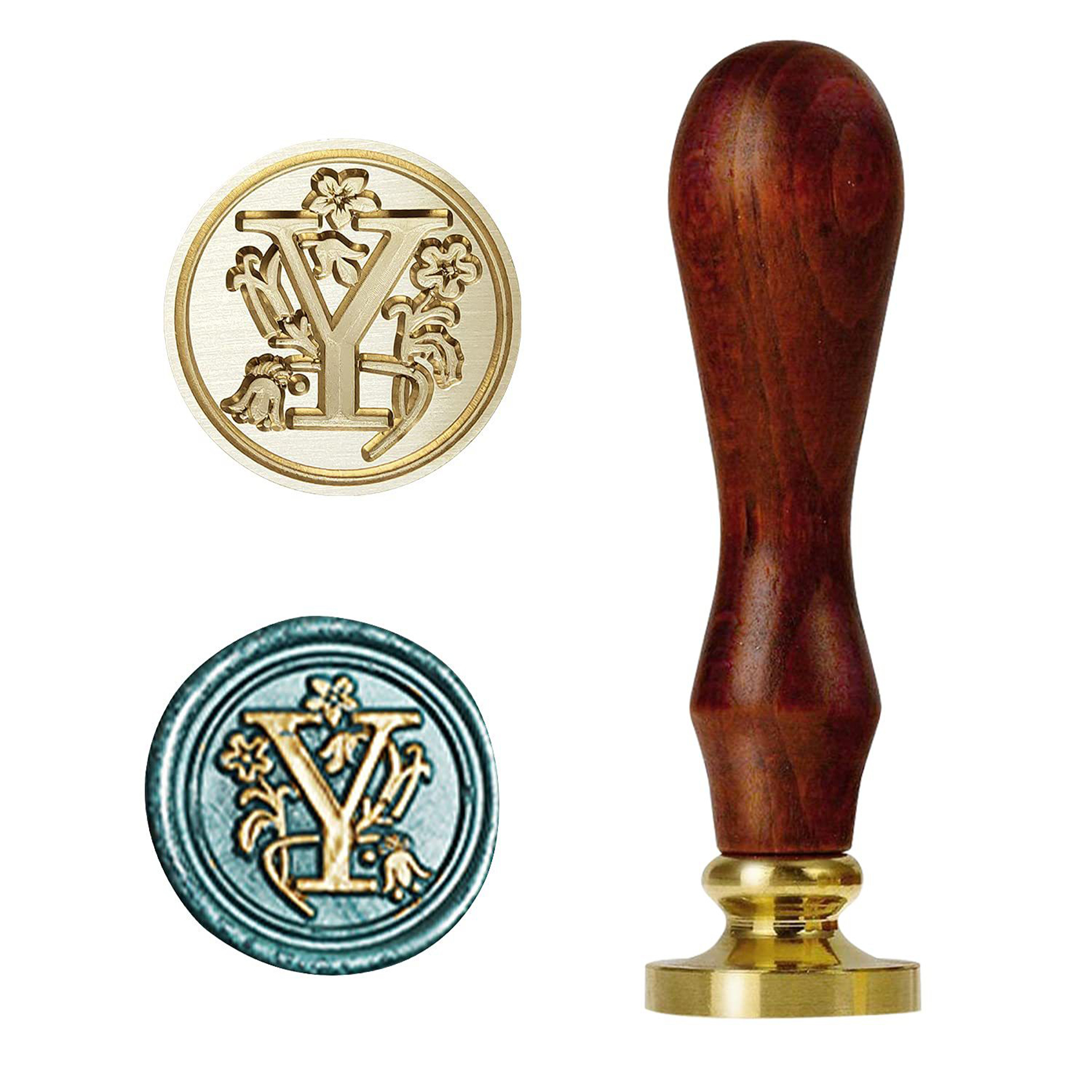 Wood Vintage Wax Sealing Stamper 7