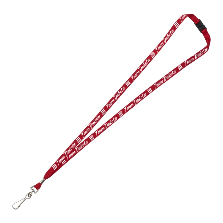 "PALMER" 3/8" Silkscreen Lanyard with FREE Breakaway Safety Release 12