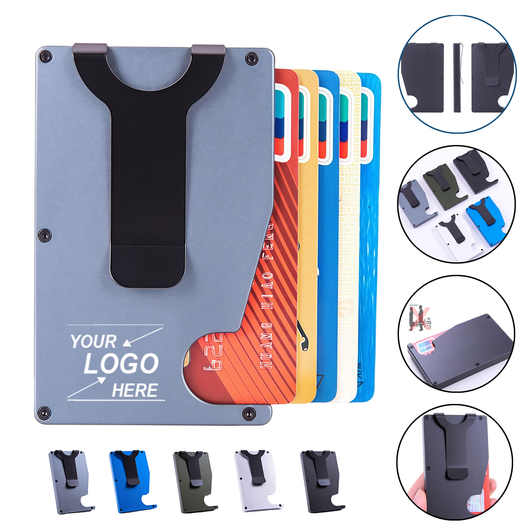 RFID Blocking Metal Credit Card Holder 3