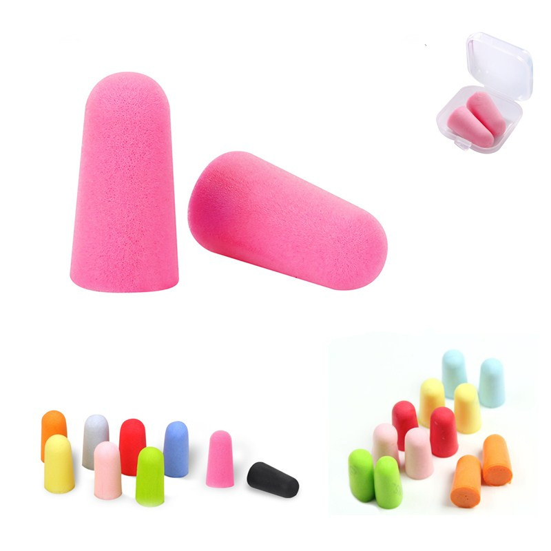 Full Color Foam Earplugs with Case 2