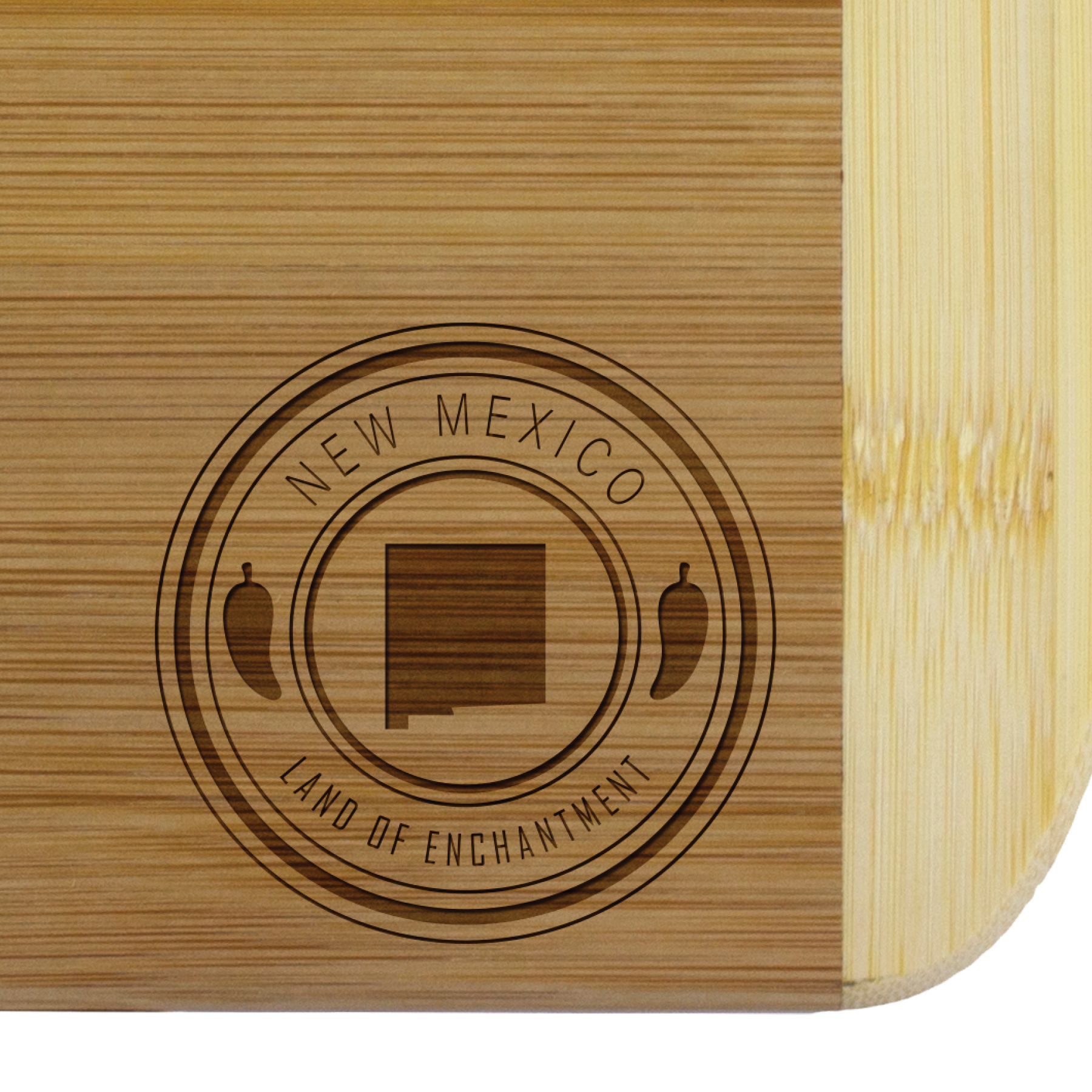 New Mexico State Stamp 2-Tone 11" Cutting Board 3