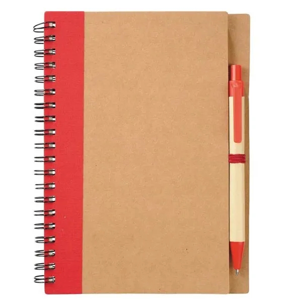 Eco Spiral Notebook and Pen Set 5