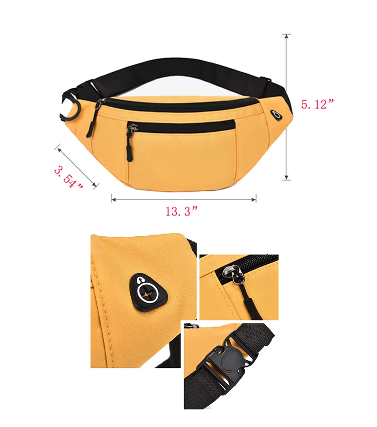 Multifunctional Big Capacity Sports Waist Bag 4