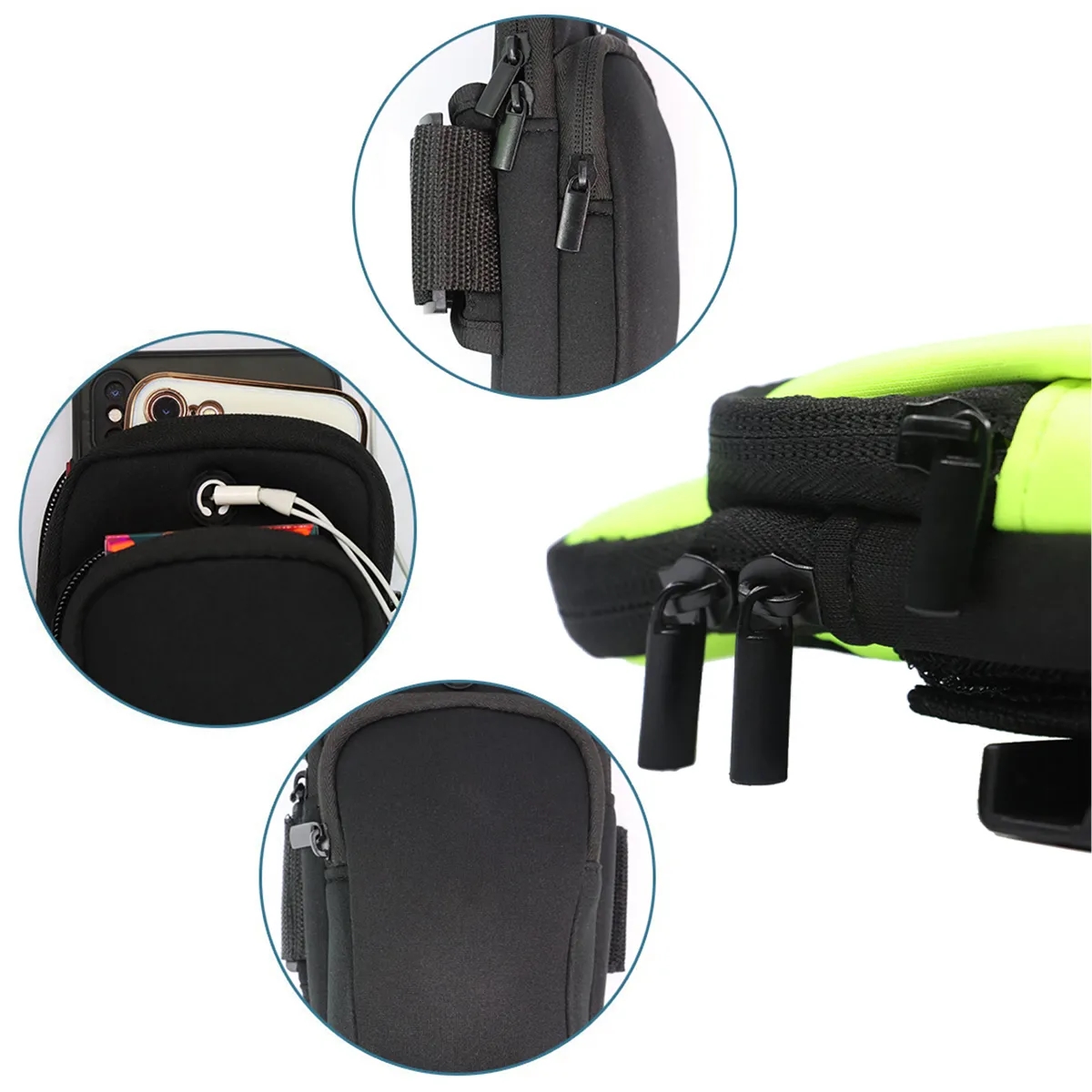 Fitness Arm Band Outdoor Sports Arm Storage Pouch Running 4