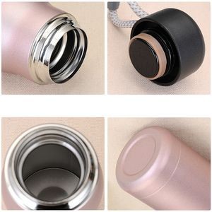 350ml Bamboo Stainless Steel Bottle With Double Walled Insulation 5