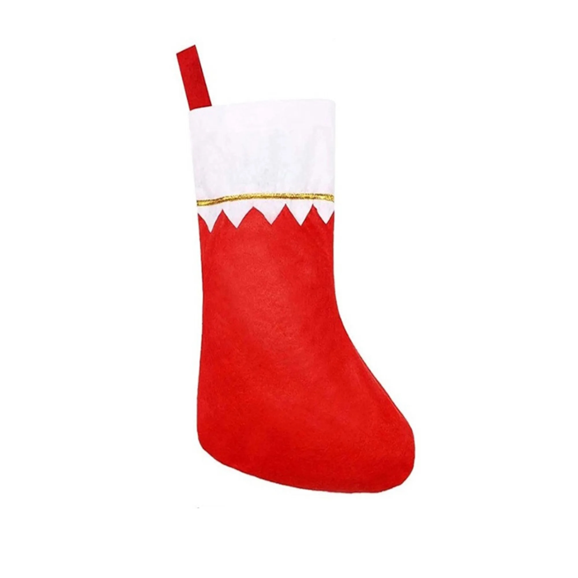 Red Felt Christmas Stockings 10pcs 5
