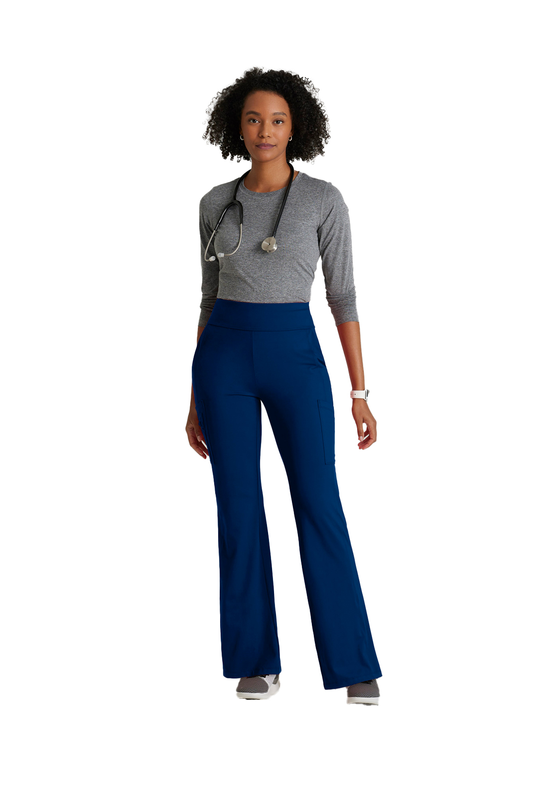 Barco One Performance Knit - Women's Seven-Pocket Flare Leg Sprint Scrub Pant 8