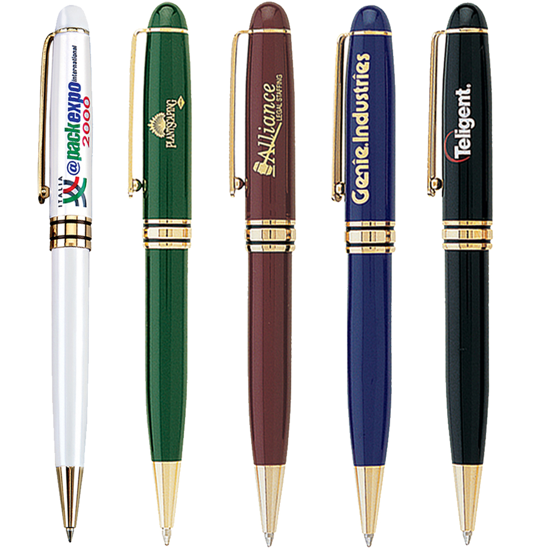 Leon III Twist Brass Ballpoint Pen 3