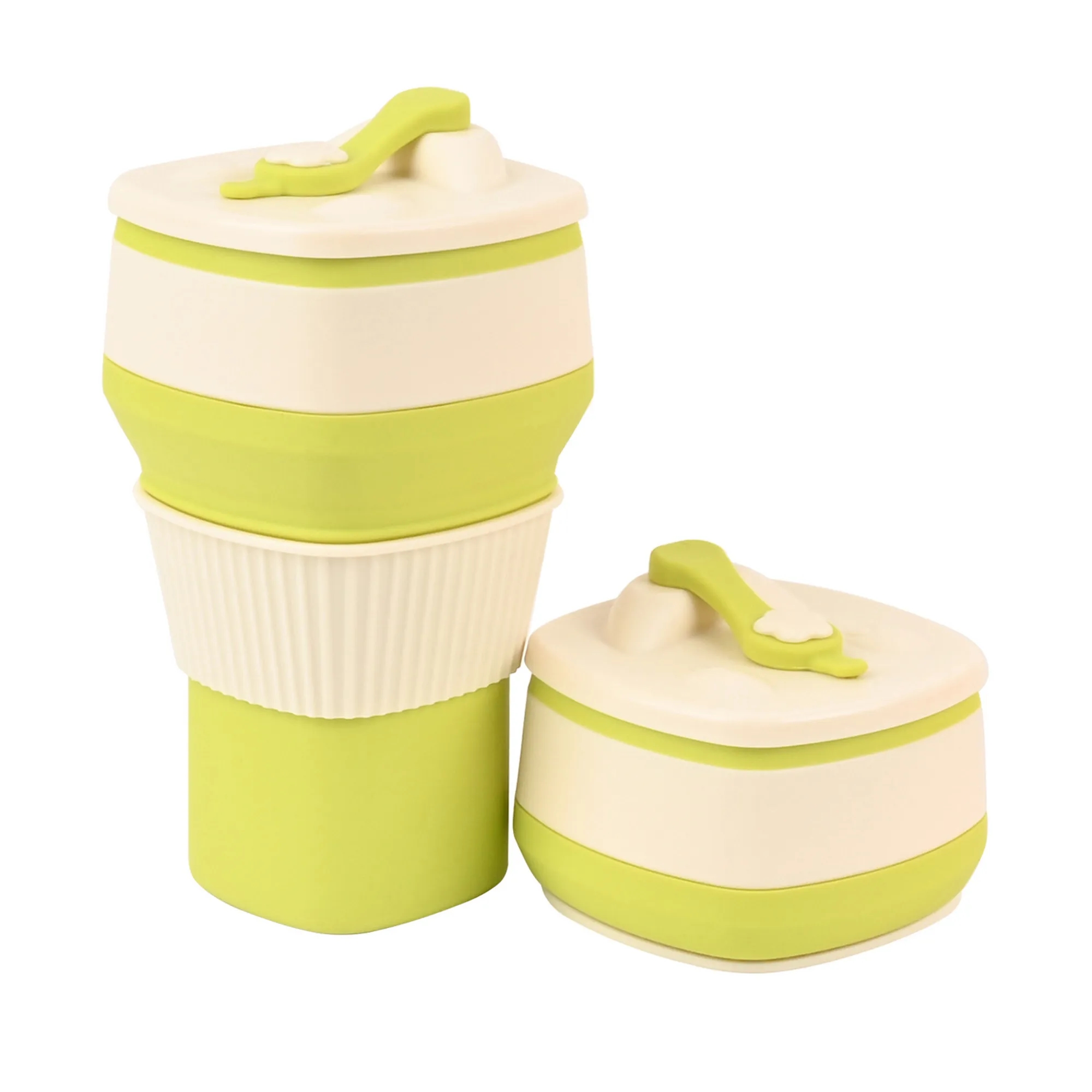 Collapsible Large-caliber Silicone Travel Mug 8