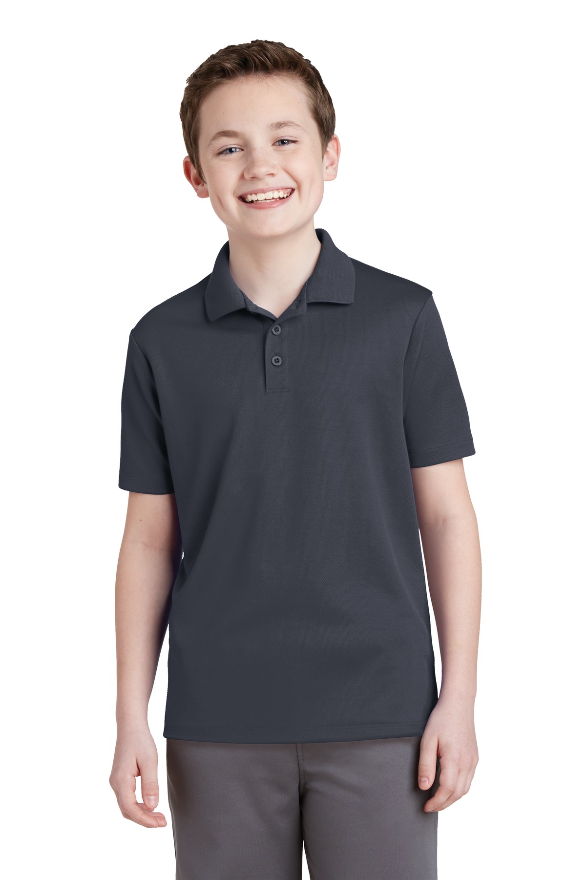 Sport-Tek® Youth PosiCharge RacerMesh Polo 44
