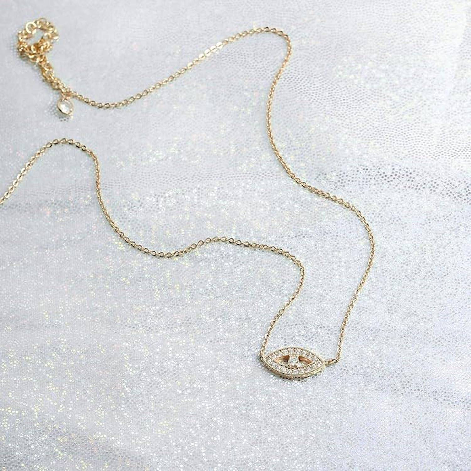 18K Gold Plated Evil Eye Necklace 3