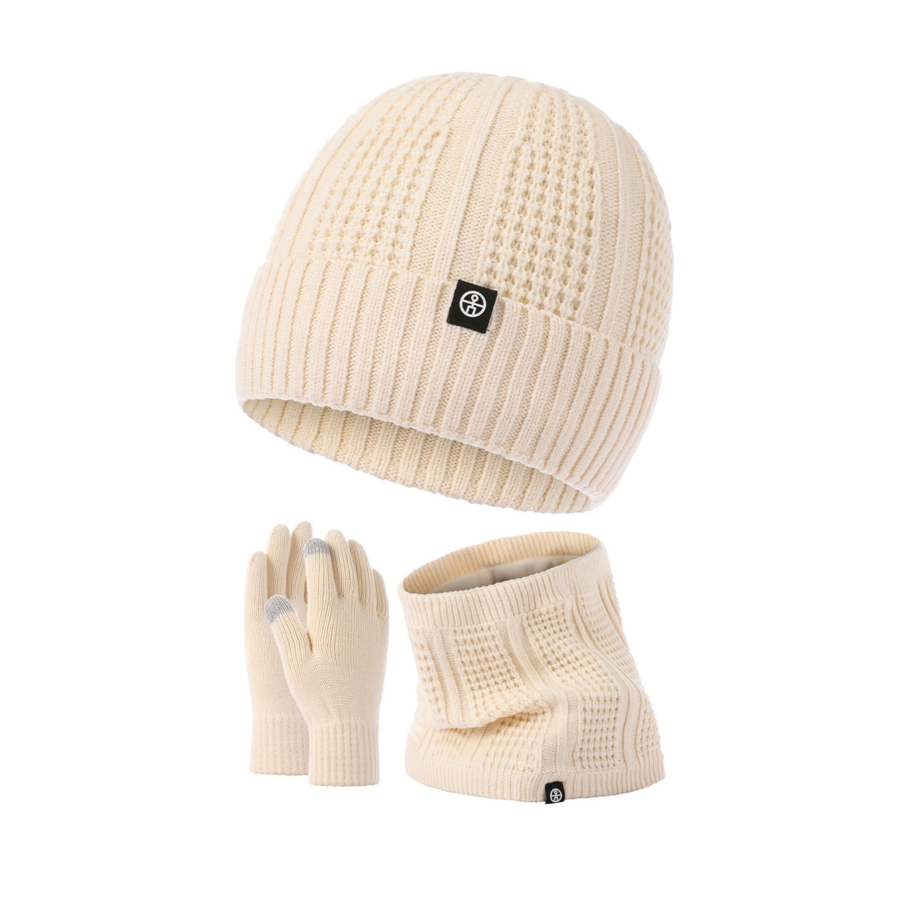 Winter Hat Scarf Gloves Set 2
