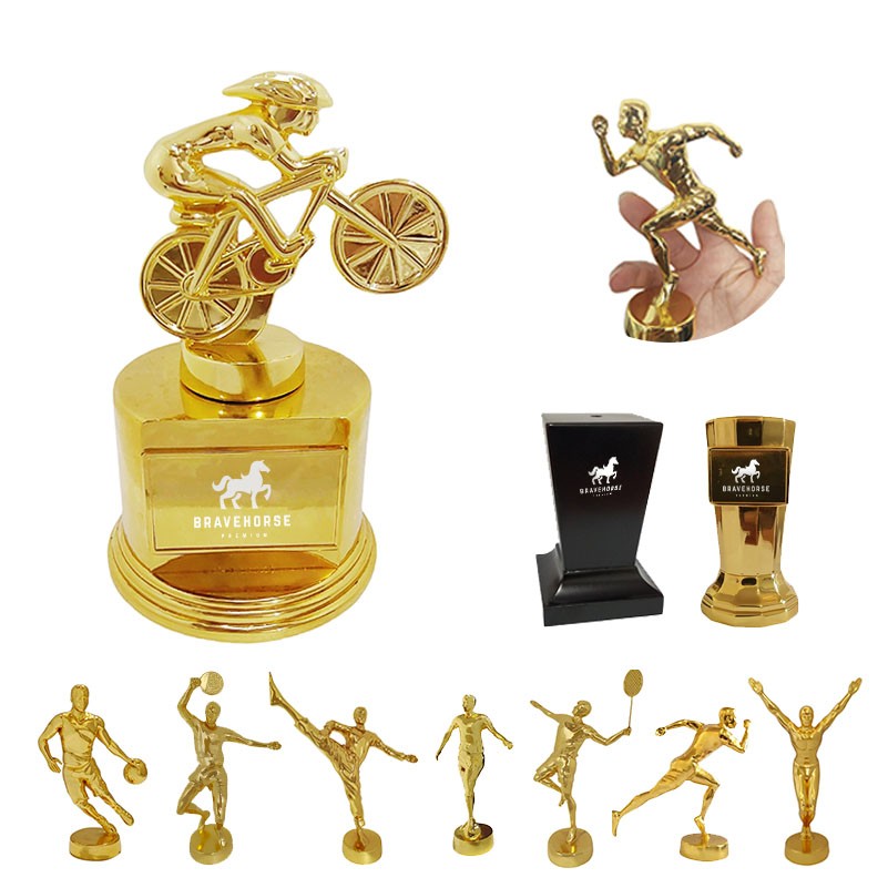 Alloy Golden Statues Award and Trophies with Custom Engraving 2
