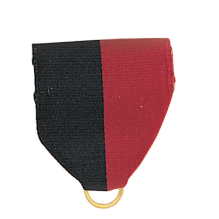 Black/Red Pin Drape Ribbon with Jump Ring 1