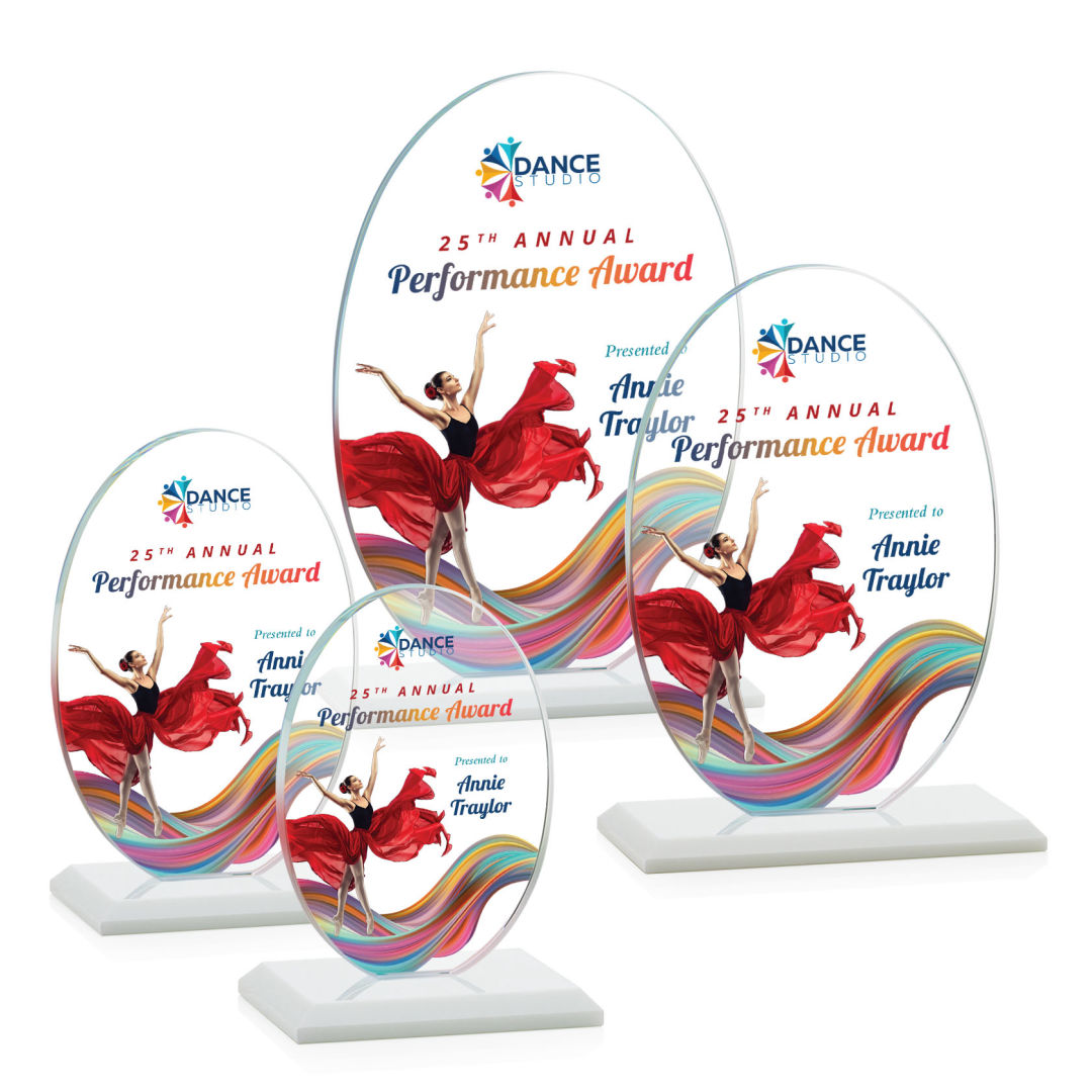 Austin (Vert) VividPrint™ Award - White 10