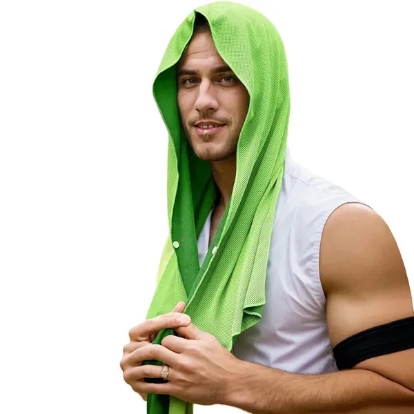Cooling Hooded Towel with Quick-Dry Beach Cover-Up 5